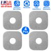 4Pcs Square Microfiber Mop Pads for Home Cleaning Reusable Machine Washable Flat Mop Replacements for Wet And Dry Floor Cleaning