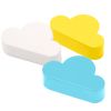 3 Pcs Wall Magnetic Key Holder Cloud Shape Key Hangers Self Adhesive Key Decoration Kit
