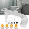 Bidet Attachment Non-Electric Fresh Cold Warm Water Bidet Sprayer Toilet Seat Attachment with Self Cleaning Dual Nozzles Temperature Water Flow Contro