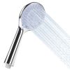 Handheld Shower Head Powerful 4.25in High Pressure Rain Showerhead with 4 Spray Settings Easy Installation