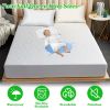 Queen Size Waterproof Mattress Protector Breathable Soft Cotton Mattress Pad Cover With Elastic Deep Pocket Up To 11in Noiseless Machine Washable Bedd