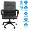 Ergonomic Office Chair PU Leather Computer Chair 360° Swivel Executive Chair with Adjustable Lumbar Support Armrest