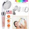 Handheld Shower Head High Pressure Powerful Filter Shower Head with 7 Colors Changing Light