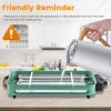 2000W Electric Indoor Grill 2 in 1 Electric BBQ Gill with Grill Net Removable Plate 5 Temperature Control 3 Small Trays Dishwasher Safe