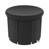 97Gal Large Size Ice BathTub with Cover for Adults Athletes Recovery Cold Water Therapy Outdoor Portable Cold Plunge Tub 660LBS Load Capacity 33.46x29
