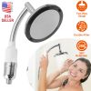 5.5In High Pressure Shower Head Stainless Steel Powerful Energy Bath Heads Water Saving 360° Rotating Round Showerhead