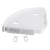 Bathroom Corner Storage Rack Triangular Shower Shelf Bath Wall Mount Rack Storage Holder Organizer No Drill Tool-Free