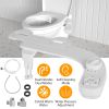 Bidet Attachment Non-Electric Fresh Cold Warm Water Bidet Sprayer Toilet Seat Attachment with Self Cleaning Dual Nozzles Temperature Water Flow Contro