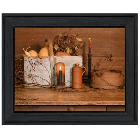"Gathering the Harvest" by Billy Jacobs, Ready to Hang Framed Print, Black Frame