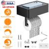 Toilet Paper Holder with Flushable Wipes Dispenser Wall Mount Stainless Steel Matte Black Toilet Paper Holder with Shelf for Bathroom