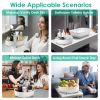 Rotating Makeup Organizer 360° Spinning Perfume Cosmetic Storage Tray 22LBS Load Countertop Seasoning Container for Lotion Lipstick