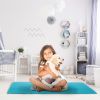 Fluffy Bedroom Rug 4’ x 2.6’ Anti-Skid Shaggy Area Rug Decorative Floor Carpet Mat for Nursery Bedroom Living Room