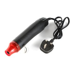 Heat Gun 300W Electrical Embossing Heat Gun Hot Air Gun Hand-hold Drying Paint Heat Tool for DIY Embossing Shrink Wrapping (Option: UK)