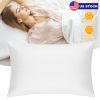 Bed Sleeping Pillows Down Alternative Hypoallergenic Soft Pillow Inserts For Side Back Sleeper Standard/Queen/King Size Optional