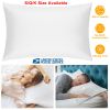 Bed Sleeping Pillows Down Alternative Hypoallergenic Soft Pillow Inserts For Side Back Sleeper Standard/Queen/King Size Optional