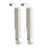 2Pcs Over The Door Hanger Hooks For Clothes Foldable Clothes Drying Rack For Laundry Coats Towels Portable Clothing Hanger Hook For 1.81In Thickness D