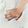 2Pcs Bamboo Memory Foam Pillow Hypoallergenic Bed Pillow For Head Neck Rest Sleeping Shredded Pillow Washable Cover Queen Size Pillow