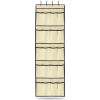 Over the Door Shoes Rack 20-Pocket Organizer 5-Layer Hanging Storage Shelf for Kids Shoes Closet Cabinet Slippers Small Toys