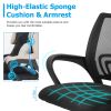 Ergonomic Mesh Office Chair 360° Swivel Task Chair Thick Cushion Home Desk Chair with Adjustable Height Lumbar Support and Armrests
