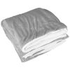 Fleece Throw Blanket Warm Soft Flannel Bed Cover Cuddly Cozy Sofa Travel Car Blanket w/ Queen King Throw Size Optional