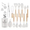 35Pcs Kitchen Cooking Utensils Set Spatula Set Baking Utensil Set Kitchen Accessories Necessities with Holder Egg Whisk Separator Tong Turner Spoons C