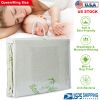 Bamboo Mattress Protector Hypoallergenic Waterproof Mattress Pad Cover w/ 14" Deep Fitted Pocket Queen/King Size